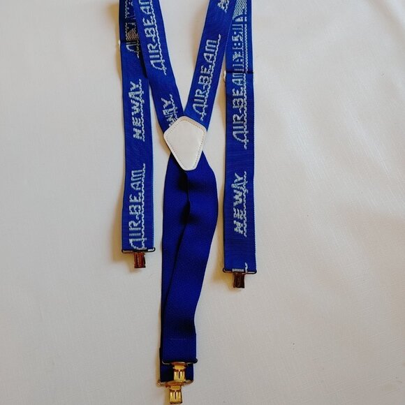 AIRBEAM NEWAY Suspenders Truck Tractor Bus Men's Suspenders BRIGHT LOGO - Picture 5 of 5